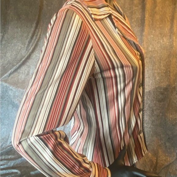 Mr. Stan Stripped Button Down Top - Picture 2 of 6